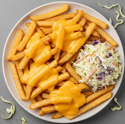 Chips, Cheese & Coleslaw 